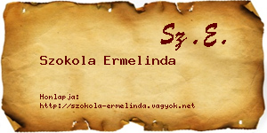 Szokola Ermelinda névjegykártya
